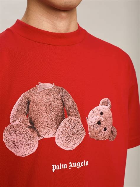 palm angels teddy bear shoes|palm angels t shirt teddy.